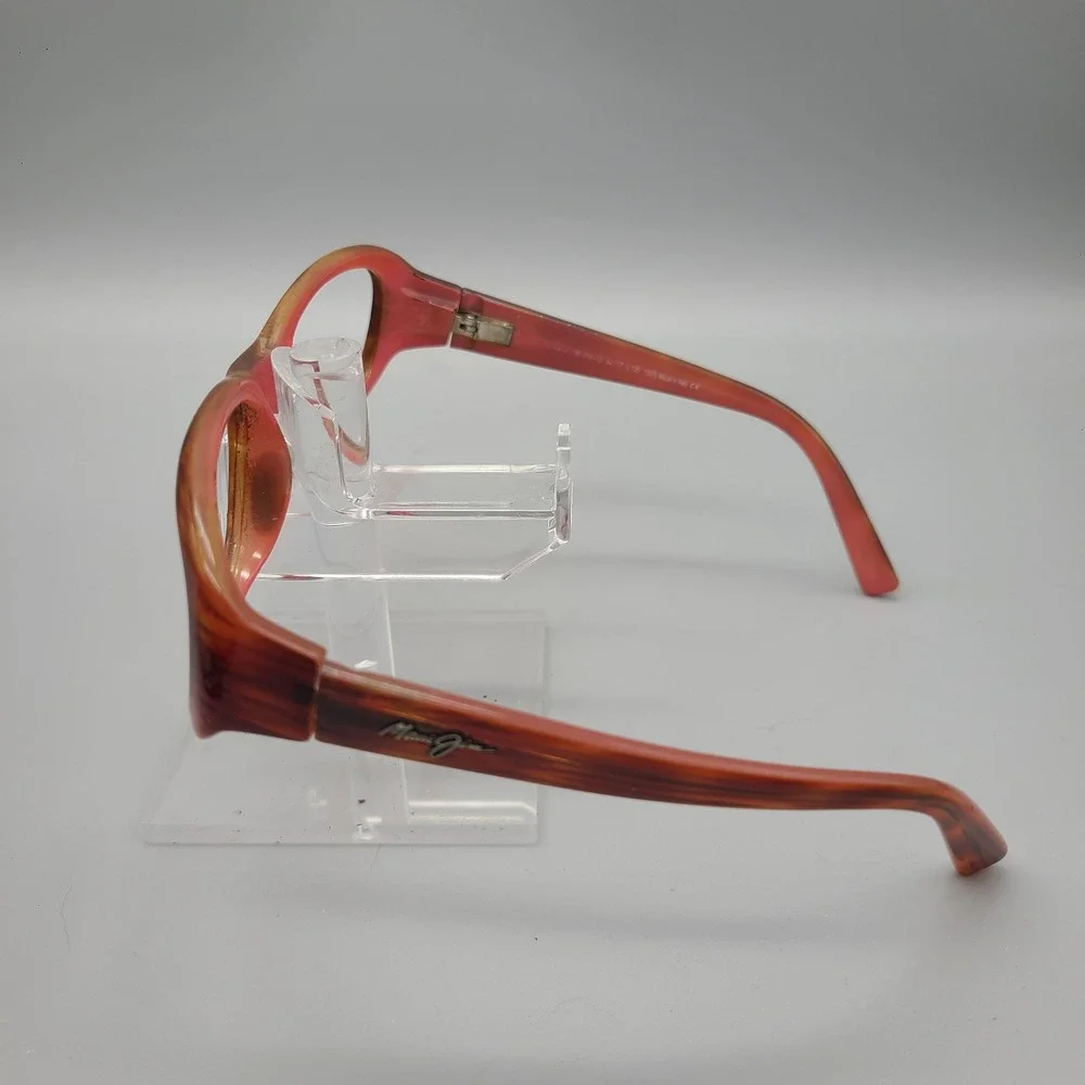 Maui Jim Punchbowl MJ219-12 Tortoise Pink Rectangular Eyeglass Frames Italy